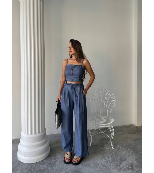 9705 Yeni Sezon Kot Tencel Takim Ssmmll - Olivia (20250518_121458)