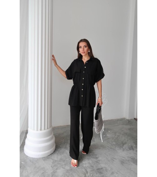 9692 Yeni Sezon Keten Gömlek Pantolon Takim Ssmmll - Maria Helena (20250525_115316)