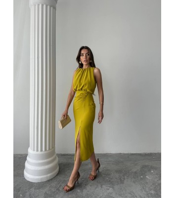 Yeni Sezon Zara Model Elbise Crep Kumaş Ssmmll - Isabela (20250525_121705)