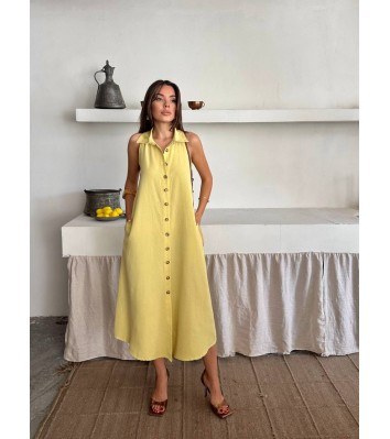 Yeni Sezon Keten Elbise Zara Modal Seri;6 (Ssmmll) - Liz (20250610_092430)