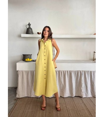 Yeni Sezon Keten Elbise Zara Modal Seri;6 (Ssmmll) - Liz (20250610_092430)